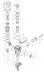 Makita AN634H Pneumatic Air Coil Nailer Spare Parts
