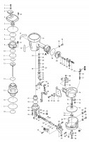 Makita AN7000 Pneumatic Air Coil Nailer Spare Parts