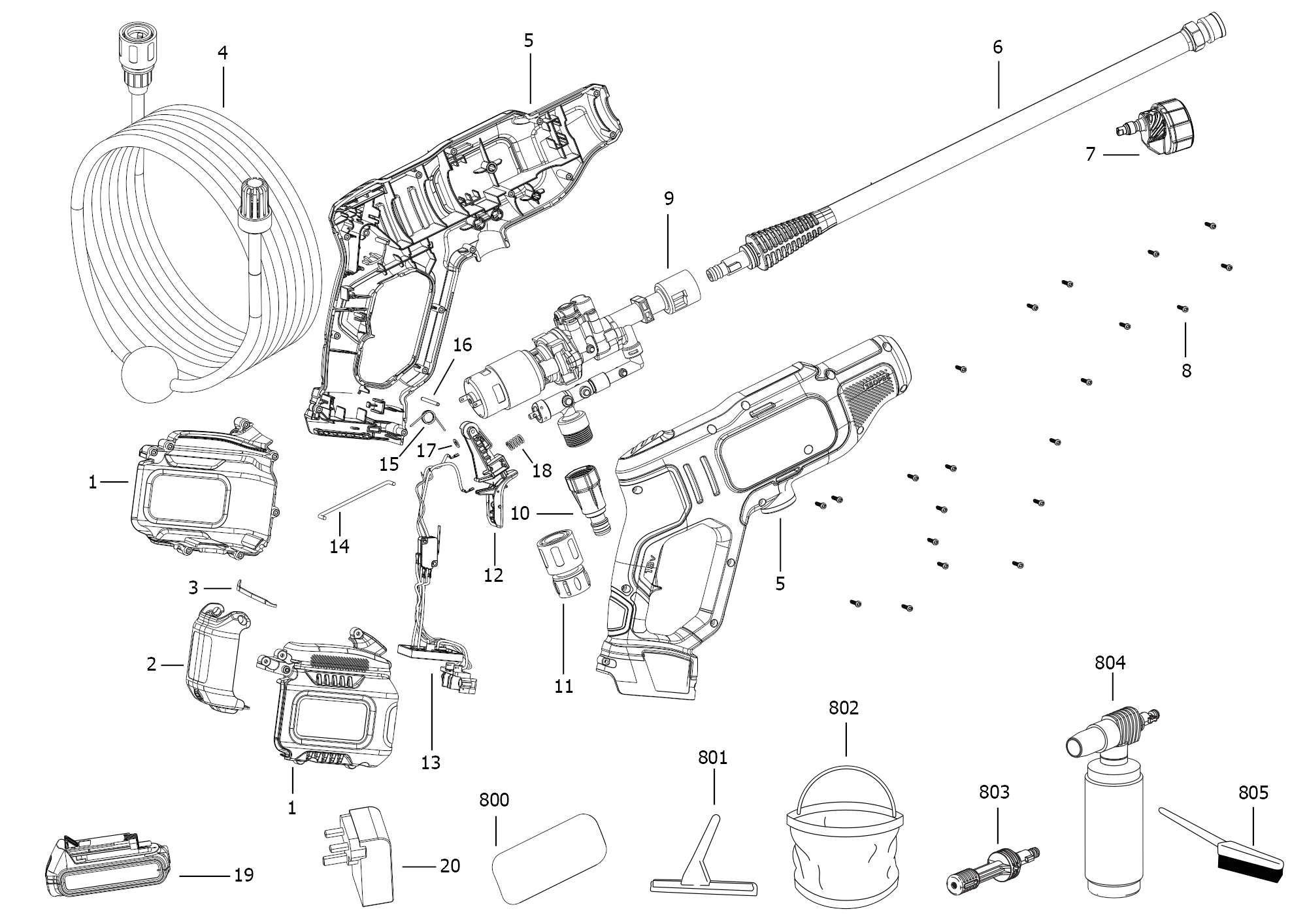 Black Decker Pressure Washer Parts