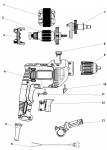 Black & Decker BEH201 Hammer Impact Drill Spare Parts