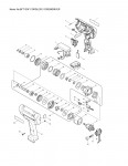 Makita BFT120F Cordless Screwdriver Spare Parts