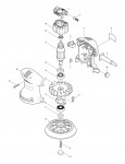 Makita BO5000 Random Orbit Sander Spare Parts