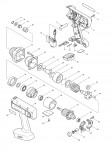 Makita BTD200 Cordless Impact Driver Spare Parts