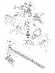 Makita BUH650 36V Hedge Trimmer Spare Parts