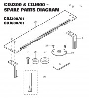 Trend CDJ600/01 1/4\" Lapped Spare Parts