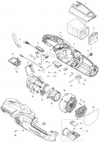 Makita CL002G Cordless Cleaner Spare Parts