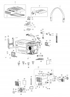 Makita CW001G Cordless Cooler & Warmer Box Spare Parts