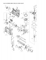 Makita DBN600 Cordless 65mm Finish Nail Spare Parts