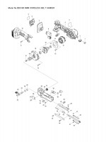 Makita DBS180 9mm Cordless Belt Sander Spare Parts