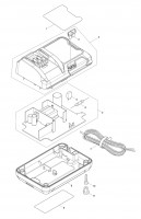Makita DC10WC Battery Charger Spare Parts