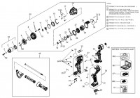 Dewalt DCD1007N Cordless Drill Spare Parts Type 1