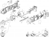 DEWALT DCD720-XJ 14.4V XR RIGHT ANGLE DRILL SPARE PARTS TYPE 1