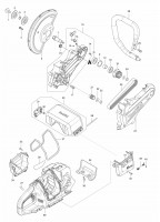 Makita DCE090T2X1 Twin 18 Volt / 36 Volt LXT Cordless Brushless Disc Cutter Spare Parts