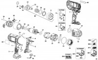 DEWALT DCF889 IMPACT WRENCH (TYPE 3) Spare Parts