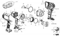 DeWalt DCF897NT Impact Wrench TYPE 4 Spare Parts