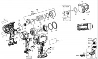 DeWalt DCF899HN Impact Wrench TYPE 4 Spare Parts