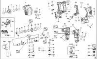 DEWALT DCH253-GB ROTARY HAMMER SPARE PARTS TYPE 2