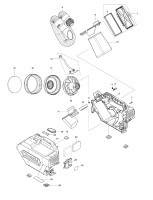 MAKITA DCL184 VACUUM CLEANER SPARE PARTS