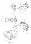 Makita DCL184Z 18 Volt LXT Cordless Vacuum Cleaner Spare Parts