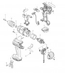 Makita DDF451 13mm Cordless Drill Driver Spare Parts