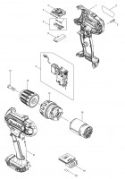 Makita DF333D 12v Max CXT Drill Driver Spare Parts