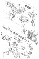 Makita DFR440 18 Volt LXT Cordless Autofeed Screwgun Spare Parts