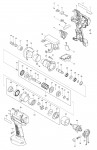 Makita DFT126F 14.4 Volt LXT Cordless Screwdriver Spare Parts