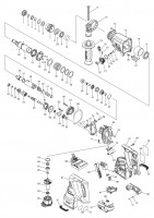 Makita DHR242 18v SDS+ Brushless Rotary Hammer Drill Spare Parts