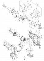 Makita DJS200 18 Volt LXT Cordless Brushless Straight Metal Shear Spare Parts