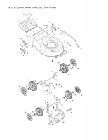 Makita DLM460Z Twin 18 / 36 Volt Cordless Lawn Mower Spare Parts