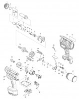 Makita DRV150 Brushless 18v Rivet Gun Spare Parts