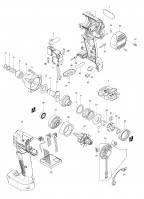 Makita DTD064 14.4 Volt LXT Cordless Impact Driver Spare Parts