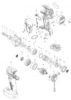 Makita DTD103 14.4 Volt LXT Cordless Impact Driver Spare Parts