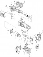 Makita DTM40 Cordless Multi Tool Spare Parts