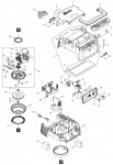 Makita DVC154L Twin 18v / 36 v LXT Brushless HEPA 15L L-Class Dust Extractor Spare Parts