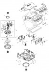 Makita DVC867 Twin 18v / 36v 8L Dust Extractor Spare Parts