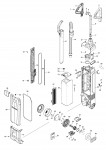 Makita DVC560 Upright Vacuum Cleaner Spare Parts