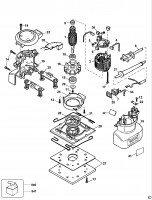 DEWALT DW411-GB SANDER SPARE PARTS TYPE 4