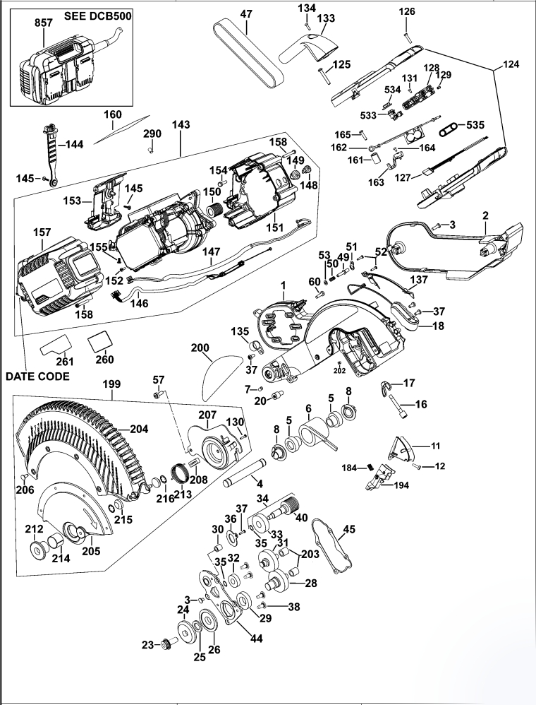 Dewalt Miter Saw Dws780 Parts List | Reviewmotors.co