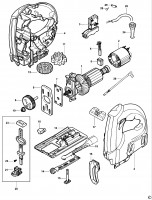 Black & Decker JS500K-XJ Corded Jigsaw Type 1 Spare Parts