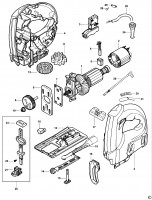 Black & Decker JS510G-XJ Corded Jigsaw Type 1 Spare Parts