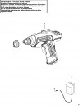 Black & Decker CS36BS-XJ Cordless Screwdriver Type H2 Spare Parts