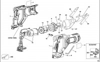 Dewalt DCS491-GB Cordless Shear Spare Parts Type 1