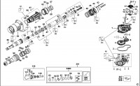 DeWalt D25614 240V Rotary Hammer Drill Spare Parts