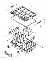 Stanley FMST82967-1-XJ Organiser Spare Parts Type 1