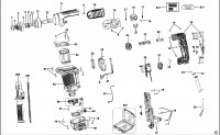 DeWalt D25416K 110 Volt Electric SDS Plus Rotary Hammer Drill Spare Parts