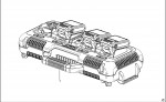Dewalt DCB104-XJ Type 1 Multi Voltage 4 Port Charger Spare Parts