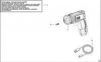 Black & Decker BCRTA01-XJ Type H1 Cordless Drill Spare Parts