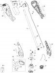 Black & Decker GLC13-GB Cordless String Strimmer Type 1 Spare Parts