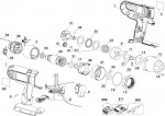 Dewalt DC800KL-GB Cordless Li-Ion Impact Wrench Kit Spare Parts Type 1